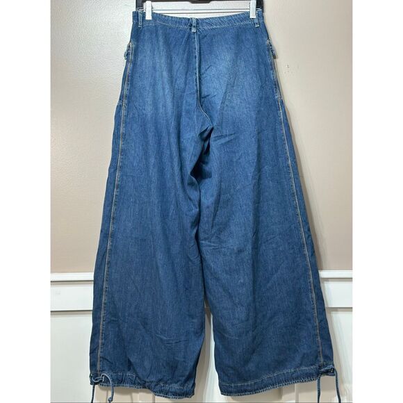NWOT Free People We The Free Lotus Balloon Wide Leg Denim Jeans Women's 28 - Picture 11 of 11
